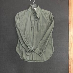 Alex Mill Olive Casual Button-Down Shirt